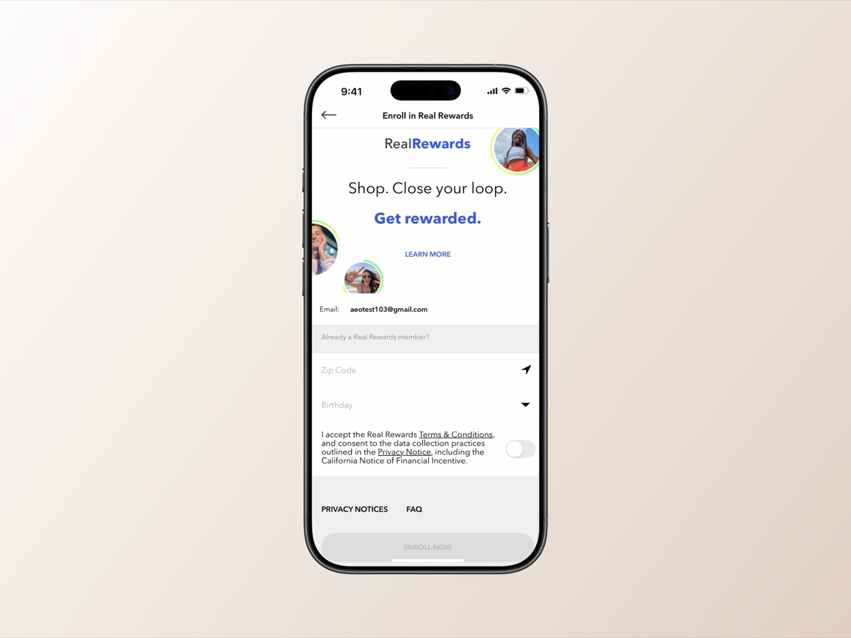 Single Account Screen 1